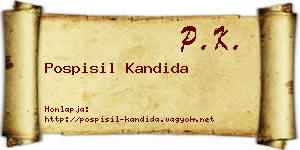 Pospisil Kandida névjegykártya
